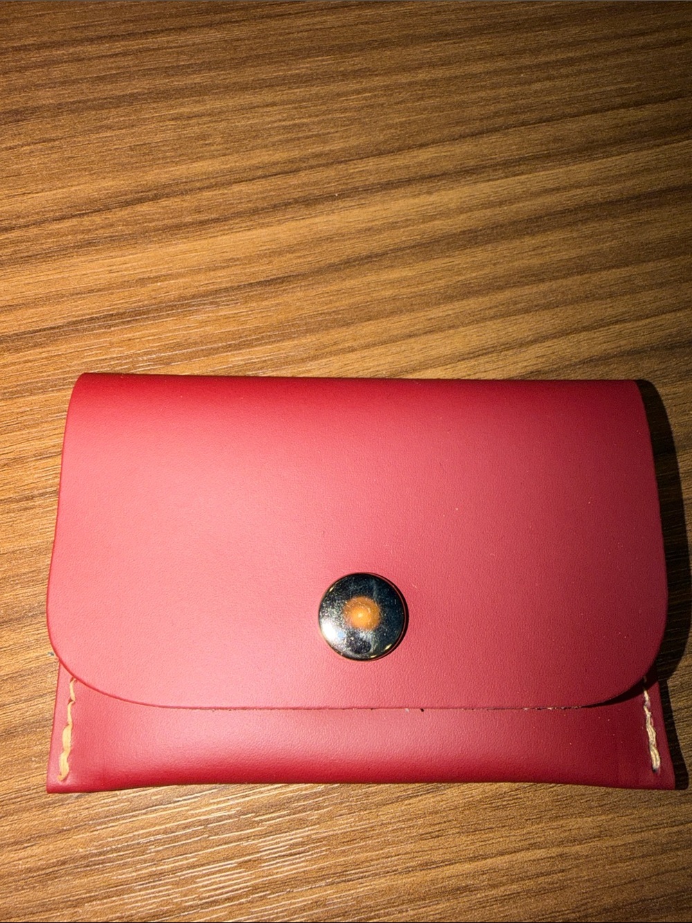 Skunkfunk Red Leather Wallet
